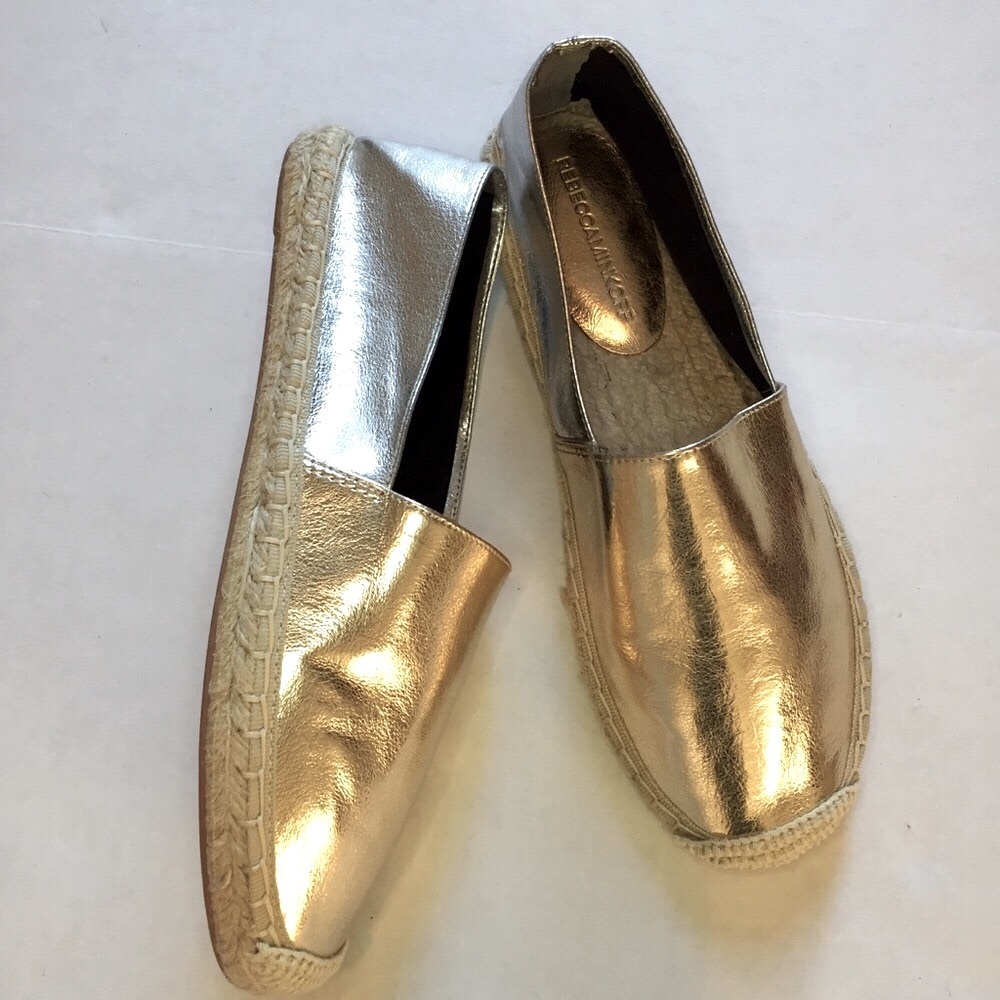 Rebecca Minkoff Metallic Espadrilles Size 7